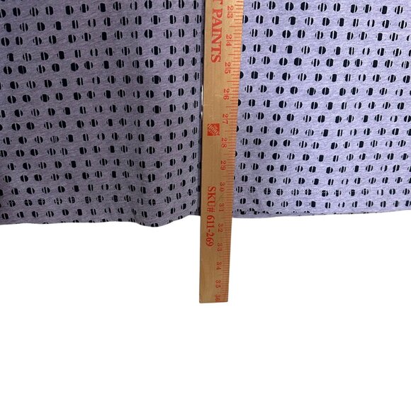 Perry Ellis Mens 2XLT Polo Shirt Lavender/Black Dot Pattern Short Sleeve - Picture 9 of 11